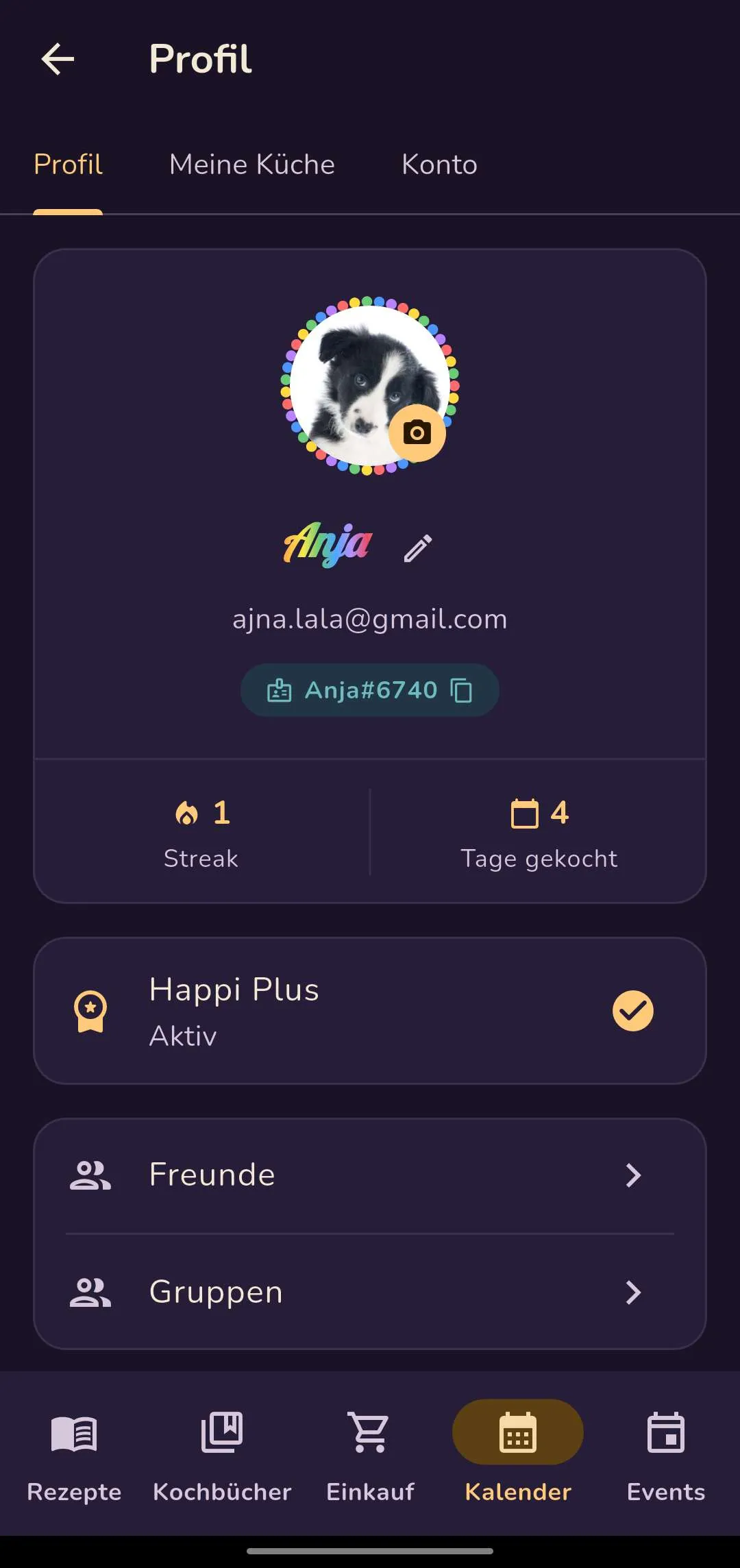 Happi Happi: Profil ganz nach deinem Geschmack